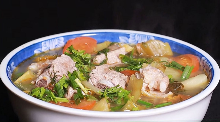 Canh Sườn Nấu Chua