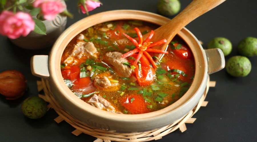 Sườn Nấu Canh Chua